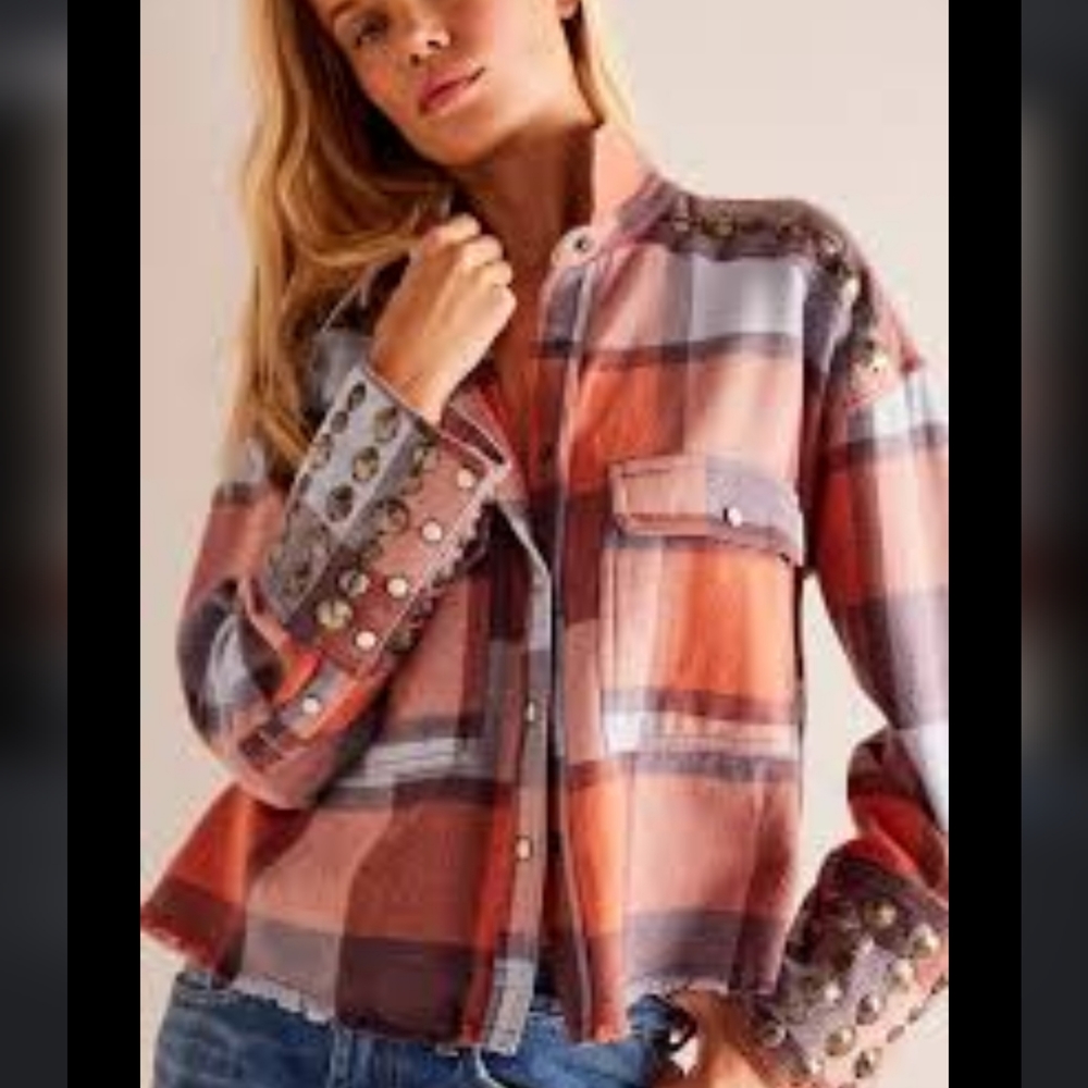 FREE PEOPLEAustin Plaid ButtondownFrom We The Free